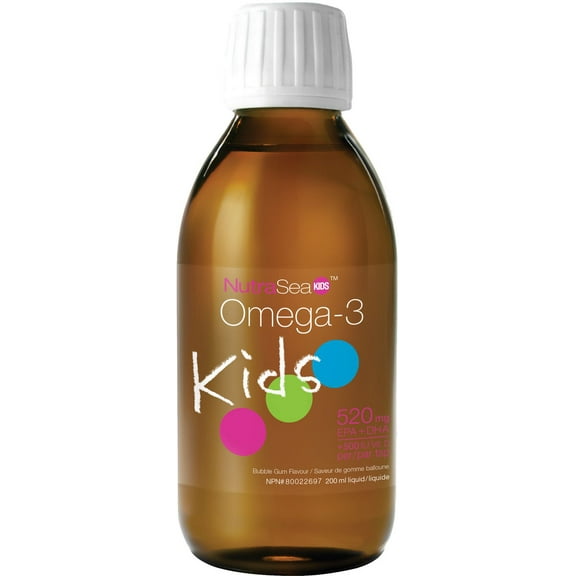Nature's Way NutraSea Kids Omega 3 Bubble Gum Liquid