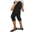 thumbnail image 2 of Penmans Women's Rib Waistband Capri, 2 of 6