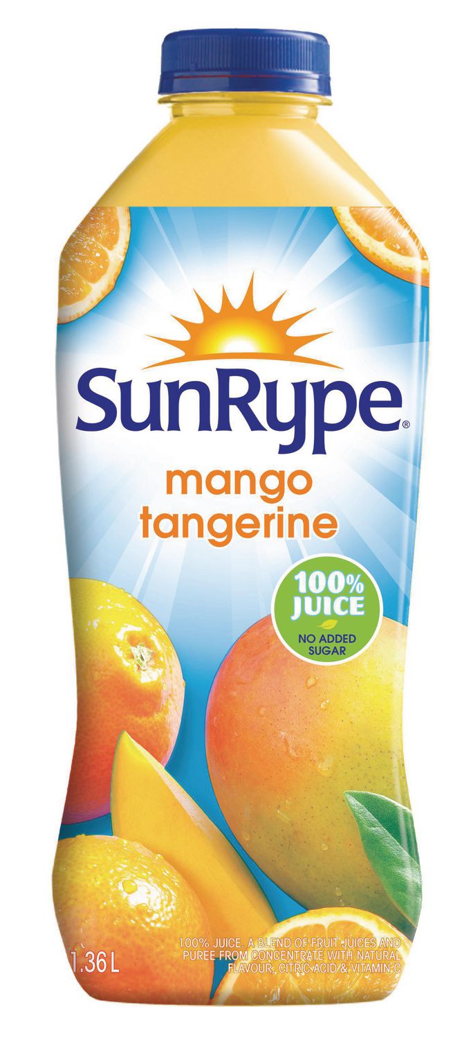 SunRype No Sugar Added Mango Tangerine 100% Juice | Walmart Canada