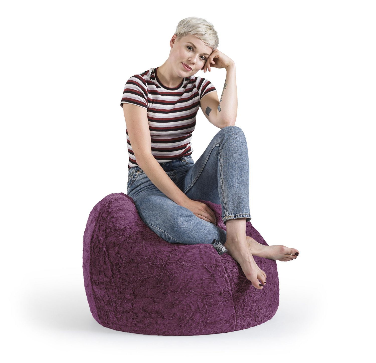 Sitting Point Fluffy Bean Bag