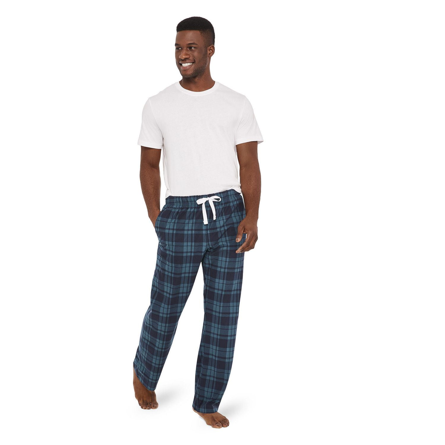 George Men's Buffalo Plaid Brushed Sleep Pant