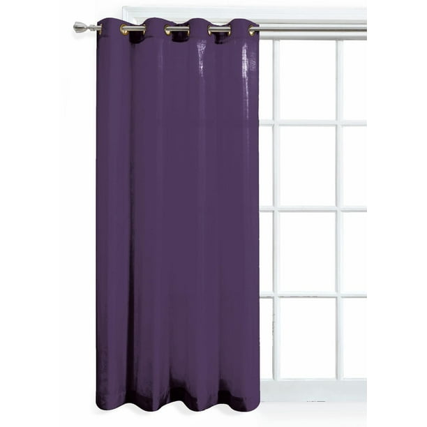 Panneau de fenêtre Mainstays en similisoie violet