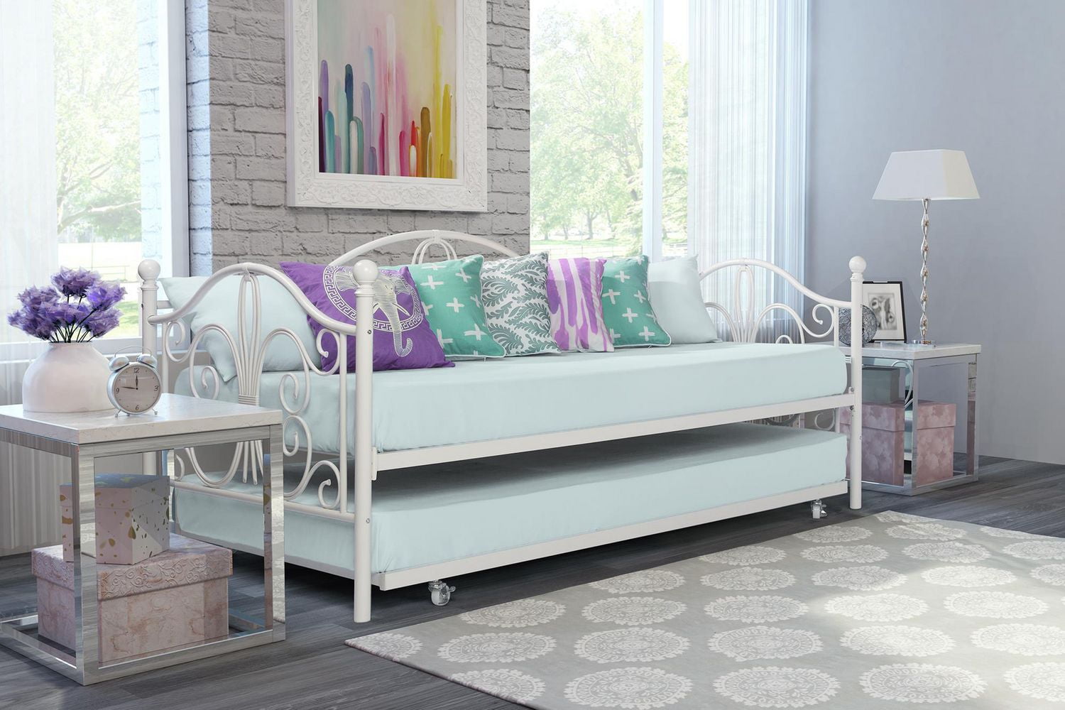 Bombay Twin Metal Daybed and Twin Size Trundle Walmart Canada