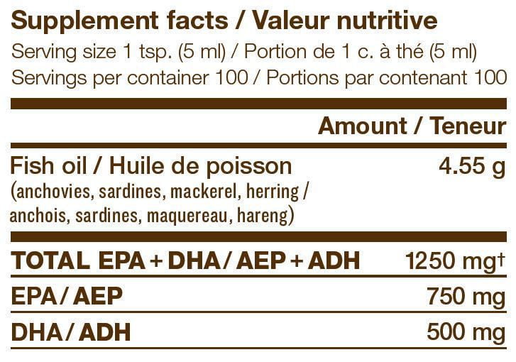 Nature's Way NutraSea Omega 3 Lemon Liquid