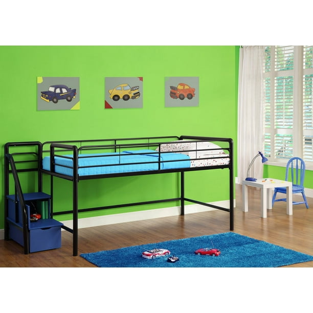 DHP Junior Twin Loft Bed with Storage Steps Walmart.ca