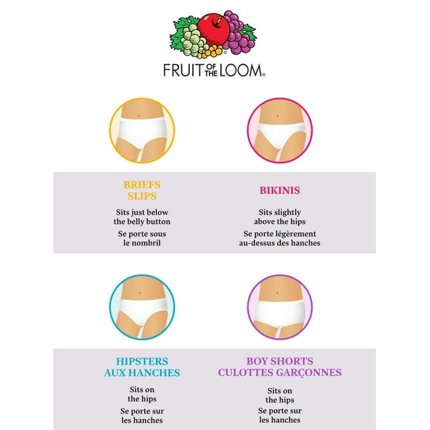 Pack De 9 Slips Fille Fruit Of The Loom - Taille 8, 100% Coton, Neuf Avec étiquettes