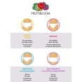 thumbnail image 4 of Fruit of the Loom Girls 100% Ringspun Cotton Brief Underwear, 9 Pack, 4 of 6