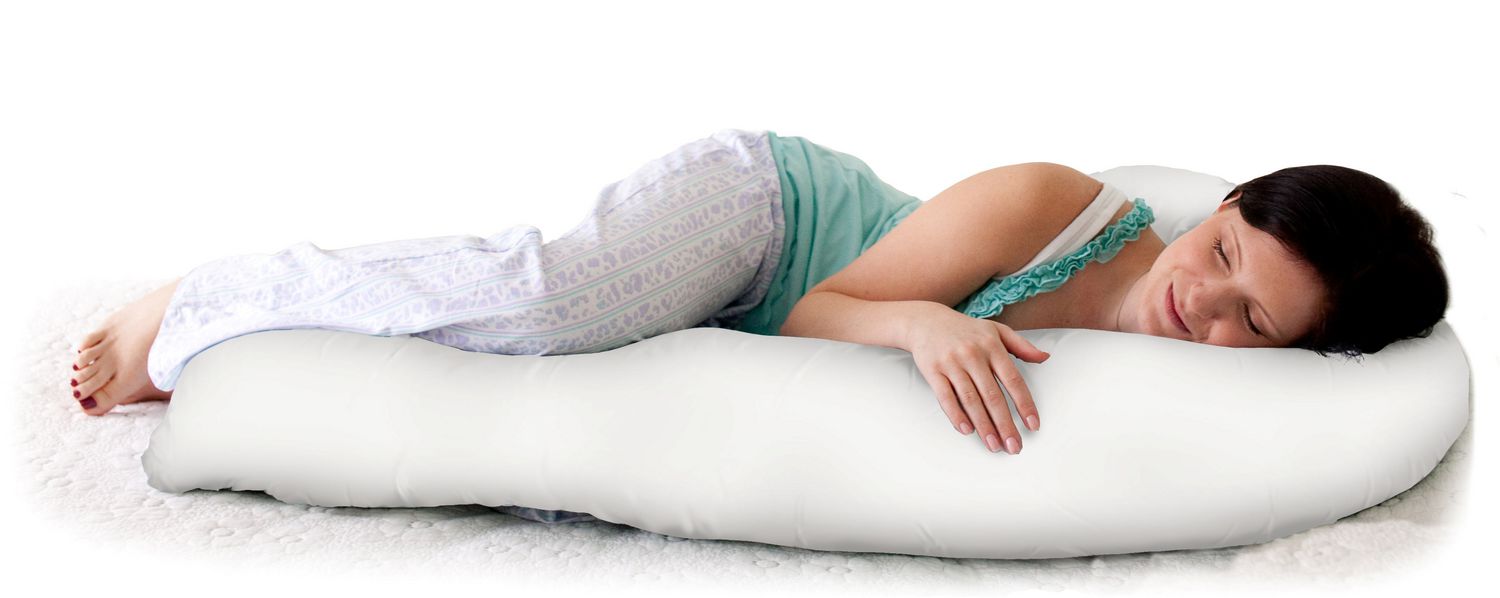 Jolly Jumper Mama Sleep Ez® Body Pillow provides back, tummy and overall  body support during and after pregnancy., Multi-positional body pillow 