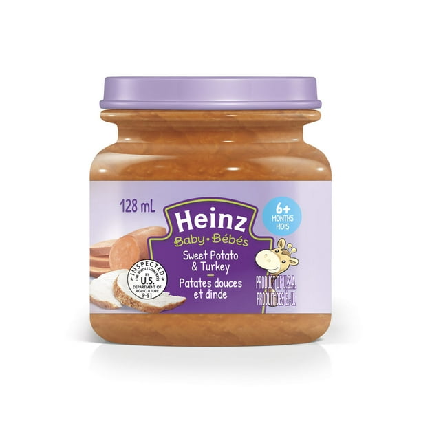 Aliments pour bébé Purée de patates douces et dinde étape 2 de Heinz