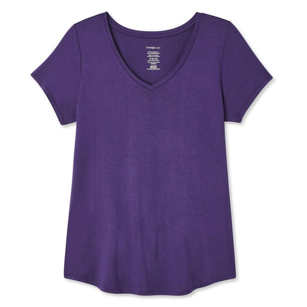 George Women's Drapey V-Neck T-Shirt 