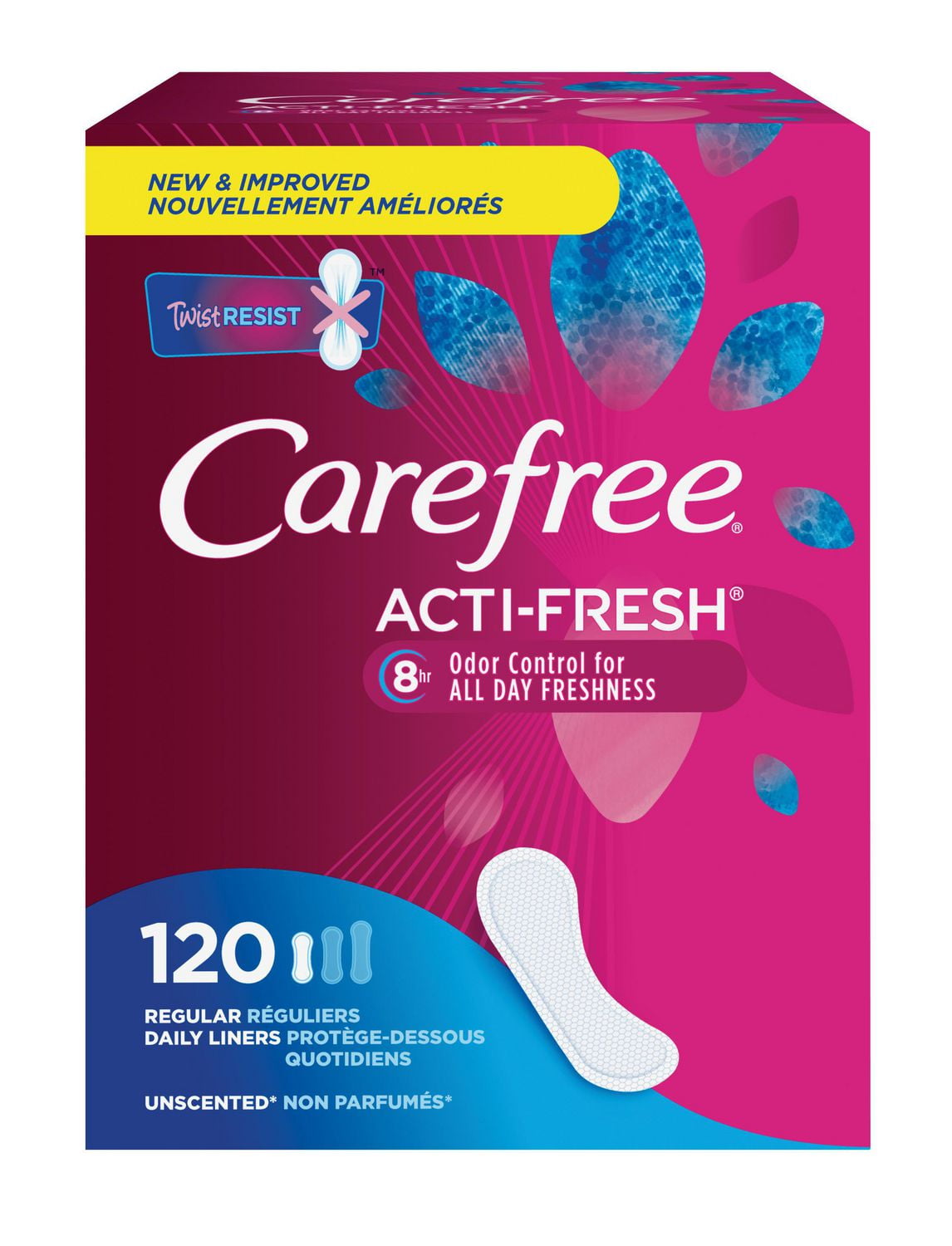 carefree acti fresh body shape liners carefree acti fresh body shape liners
