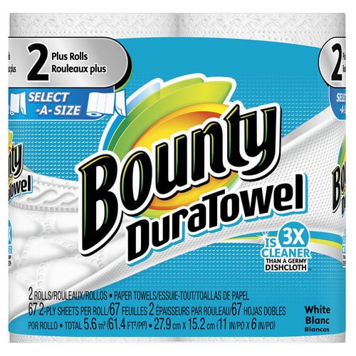 Bounty Essuie-tout DuraTowel Sur mesure, Blanc