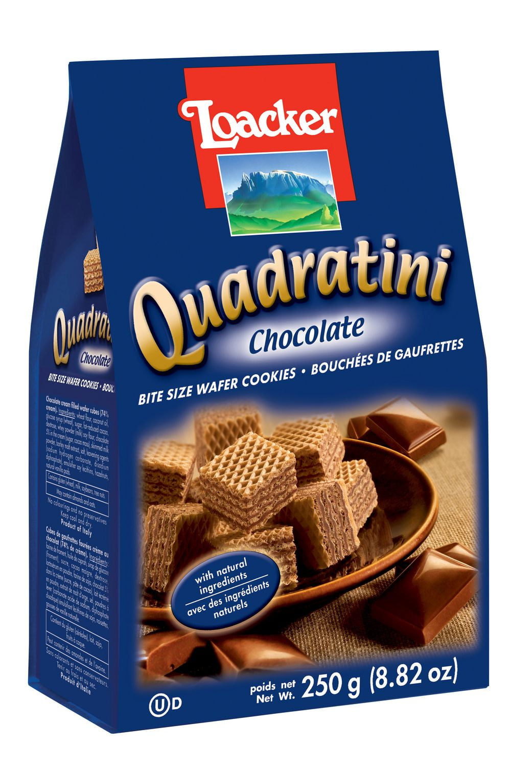 Loacker Quadratini Chocolate Wafer Cookies Walmart Canada
