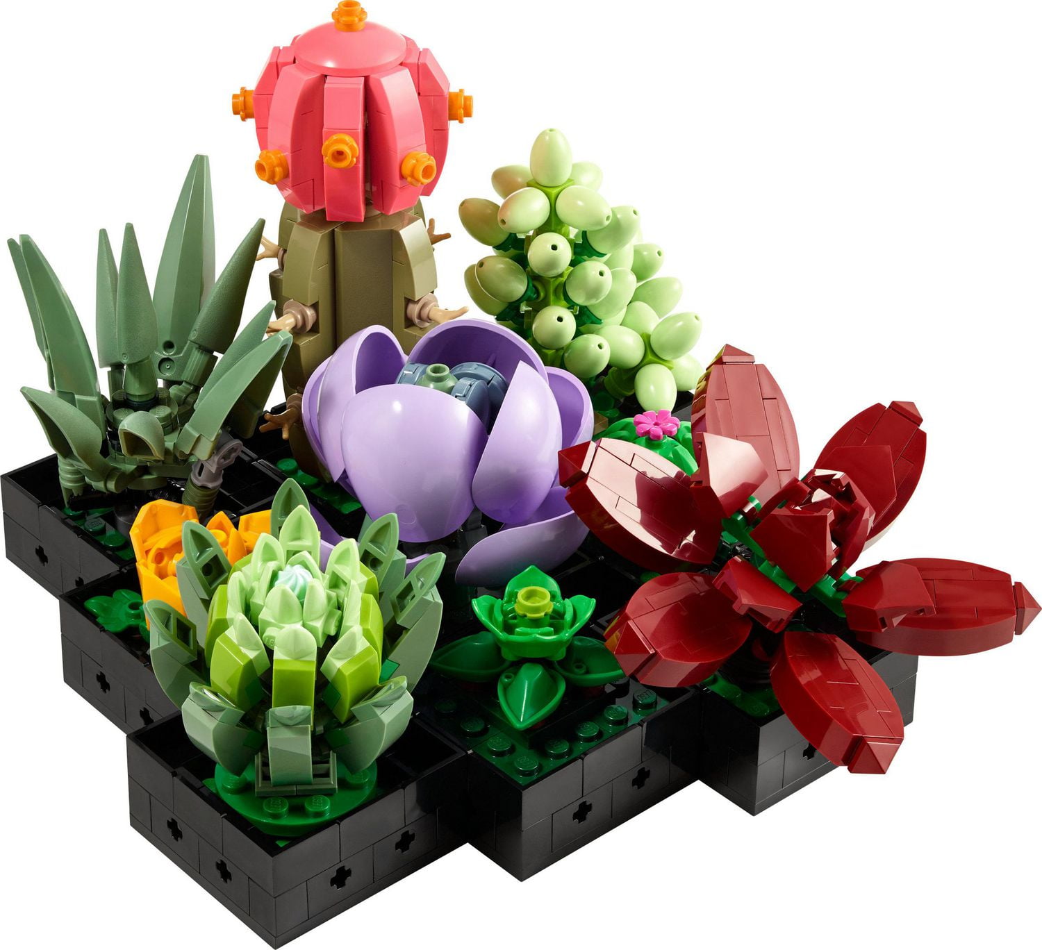 LEGO Icons Succulents Artificial Plant Set for Adults Home Decor Birthday Creative Housewarming Gifts Botanical Collection Flower Bouquet Kit 10309 Includes 771 Pieces Ages 18 Walmart