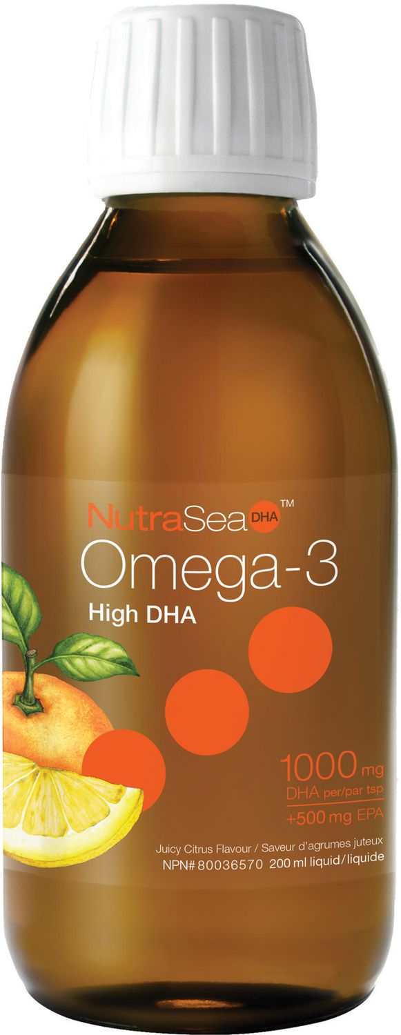 NutraSea DHA Omega-3 Citrus Liquid