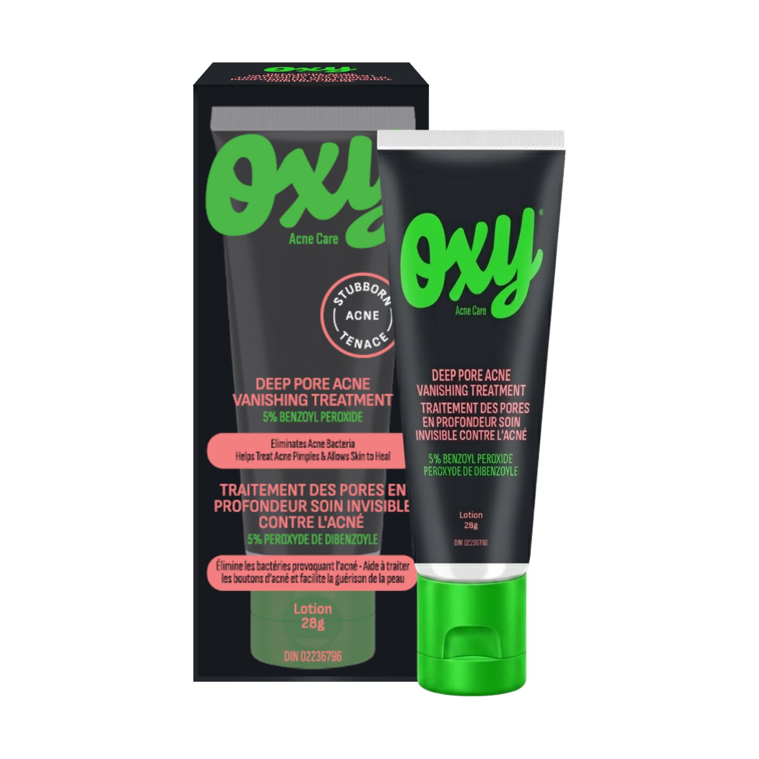 Oxy Deep Pore Acne Vanishing Treatment - 5% Benzoyl Peroxide – Stubborn Acne Control - Helps Treat, and Prevent Breakouts – Allows Skin to Heal - Dermatologist Tested