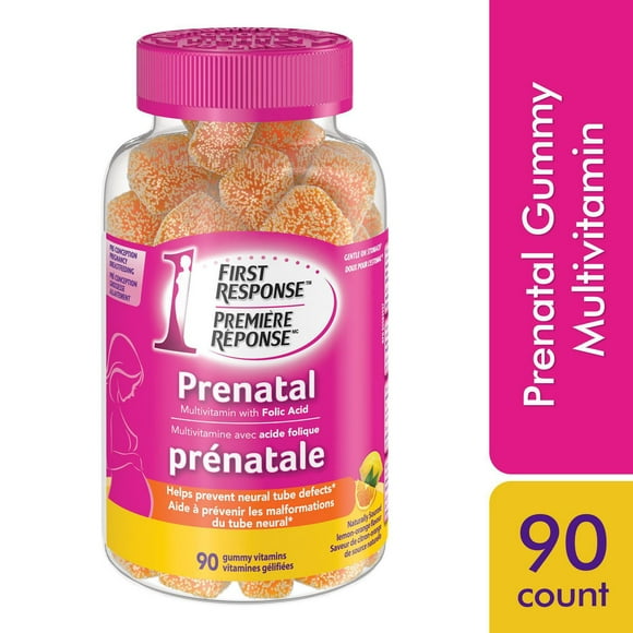 First Response Prenatal Gummy Multivitamin with Folic Acid, 90 Count