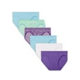 thumbnail image 1 of Fruit of the Loom Girls Seamless Bikini Underwear, 6-Pack, 1 of 7