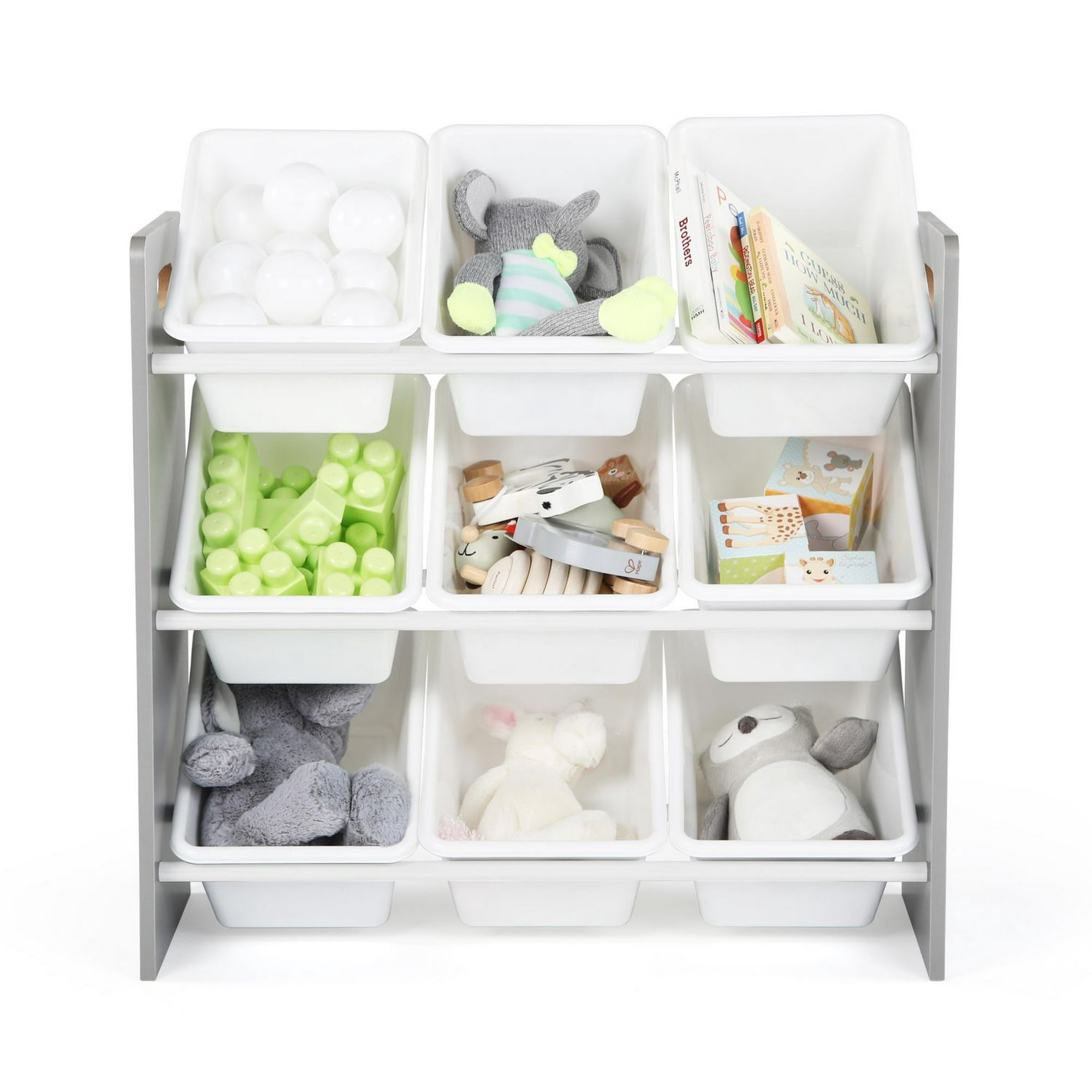 Humble Crew Toy Storage Organizer with 9 Storage Bins 