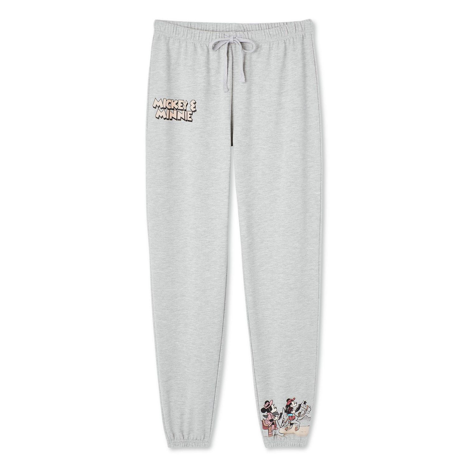 Disney Women's Mickey and Minnie Mouse Jogger, Sizes XS-XL