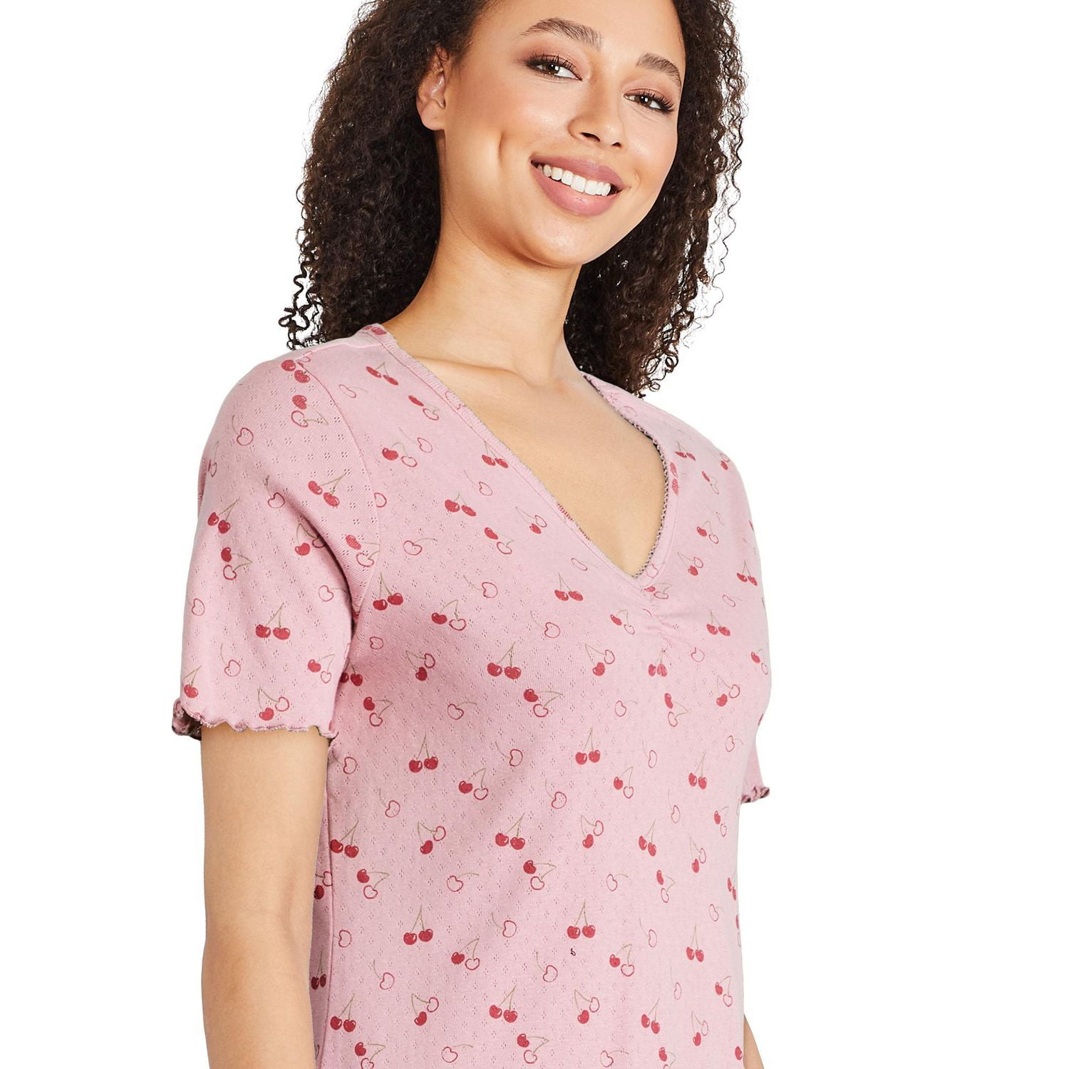 Chemise de nuit en pointelle George pour femmes