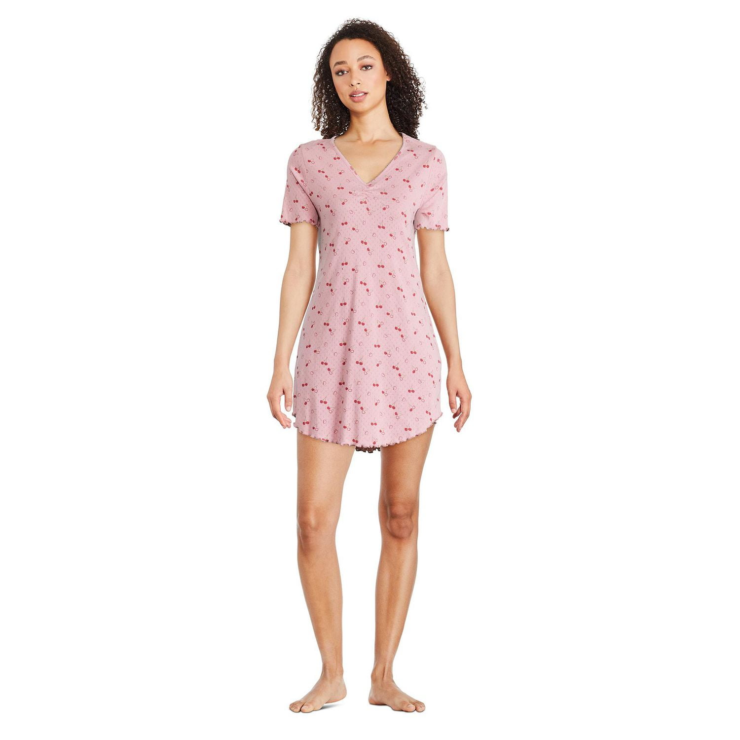 Chemise de nuit en pointelle George pour femmes