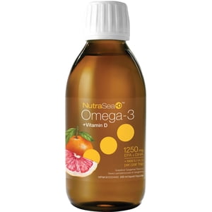 Nature's Way NutraSea +Vitamin D Omega 3 Grapefruit Tangerine Liquid