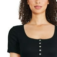 thumbnail image 4 of George Women's Henley Bodysuit, 4 of 6
