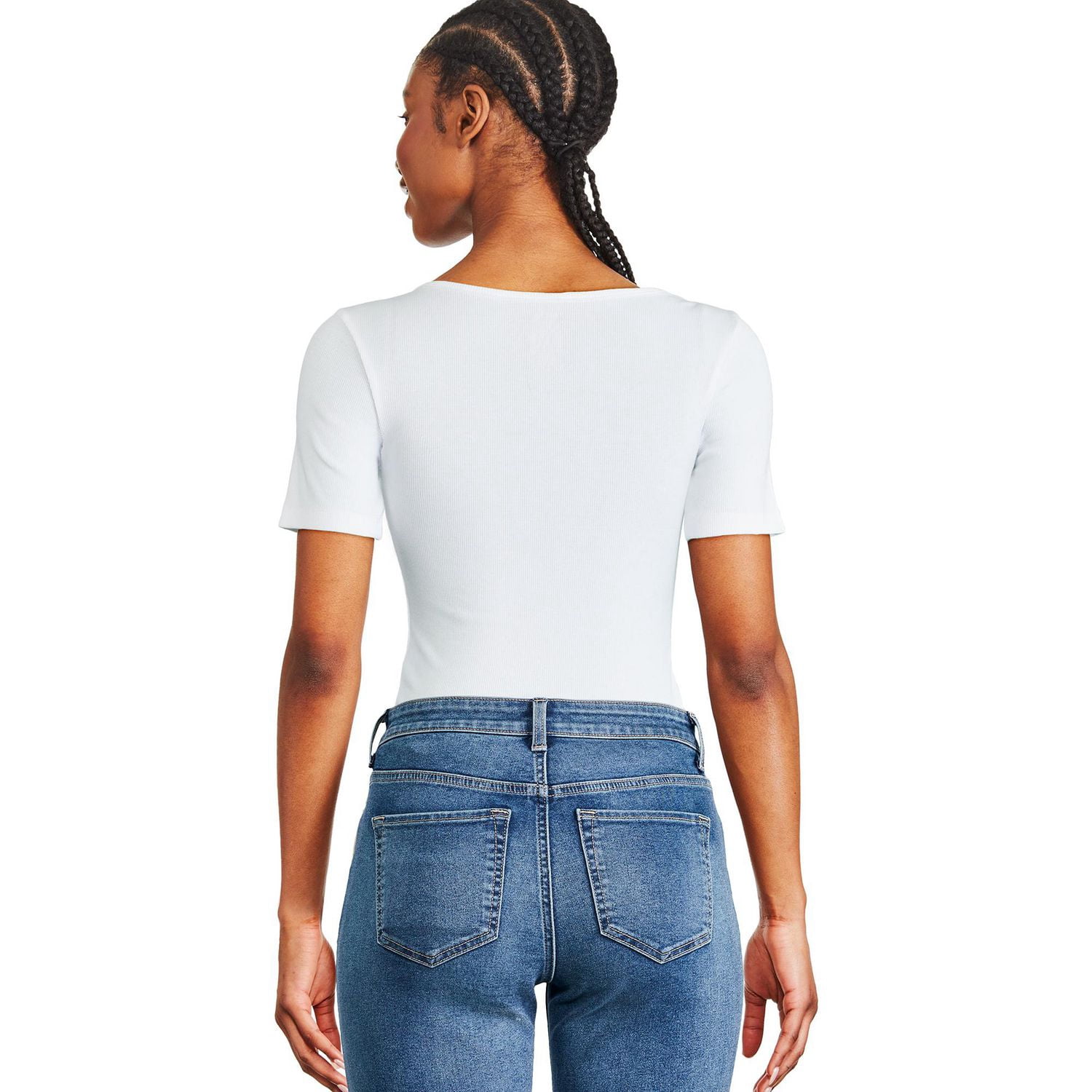 Justaucorps à encolure henley George pour femmes