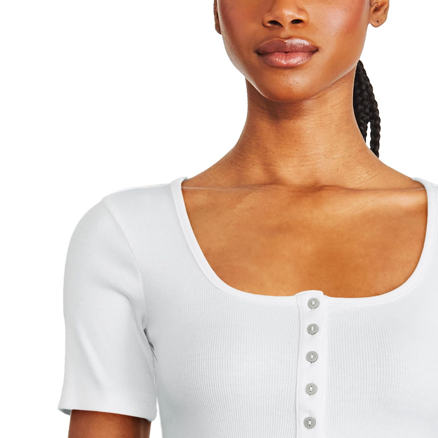Justaucorps à encolure henley George pour femmes
