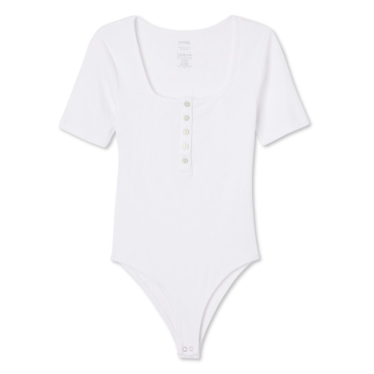 Justaucorps à encolure henley George pour femmes