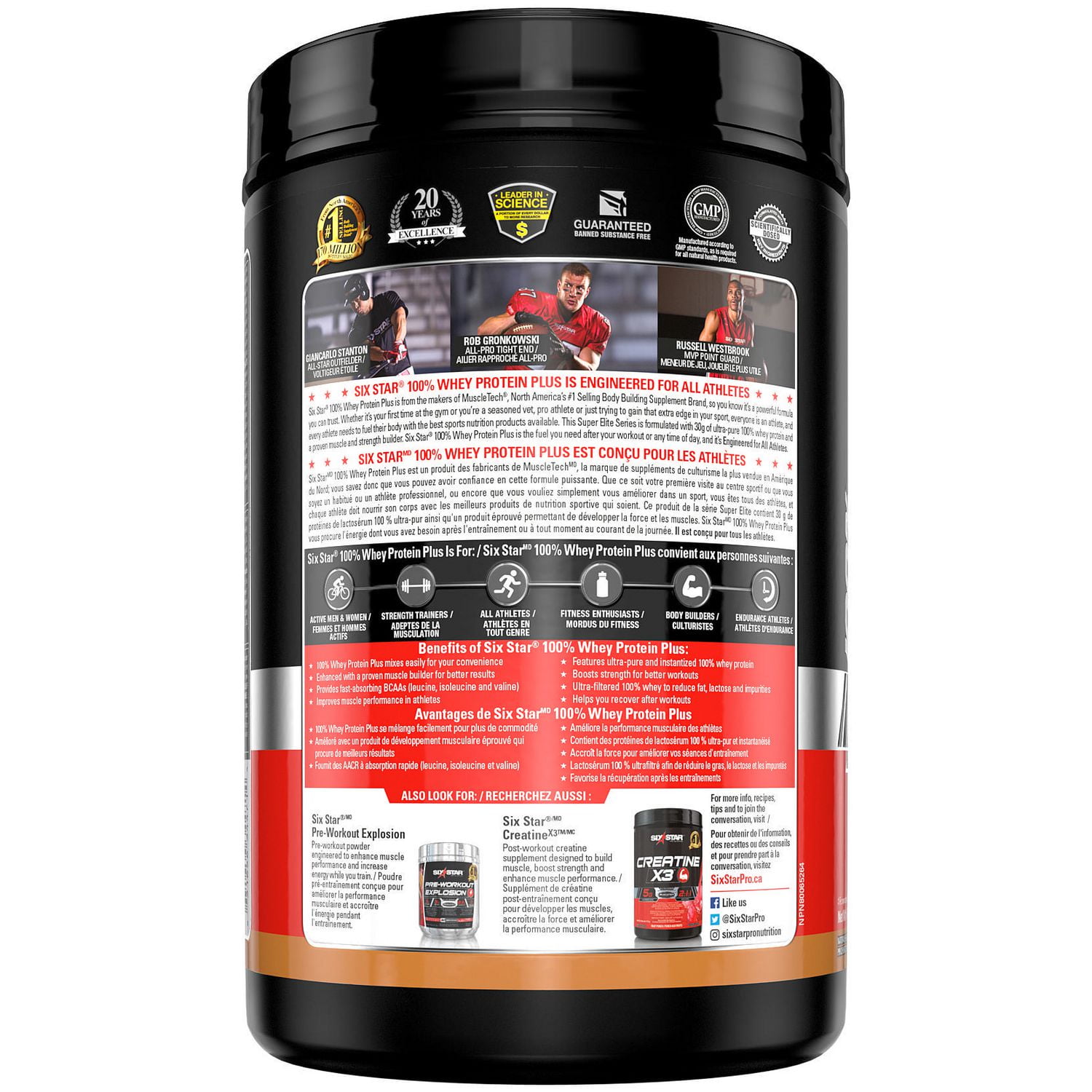 Six Star Elite Series Whey Protein Plus Chocolate Peanut Butter Powder