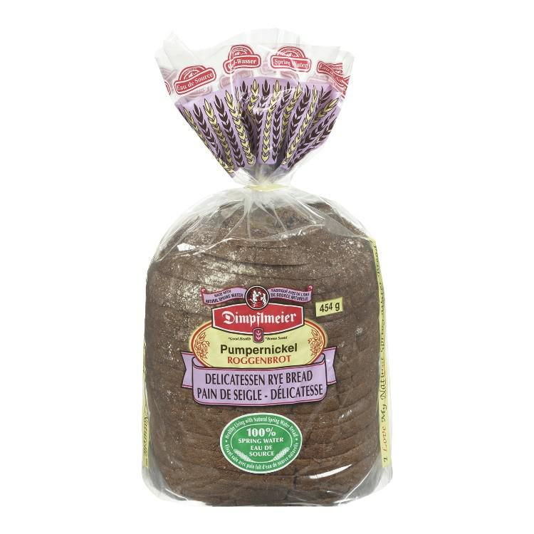 Dimpflmeier Bakery Dimpflmeier Sliced Pumpernickel Delicatessen Rye Bread Walmart Canada