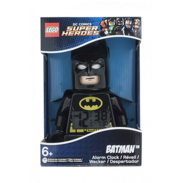 Best Buy: LEGO DC Comics™ Super Heroes Batman™ Minifigure Clock Black  5002423