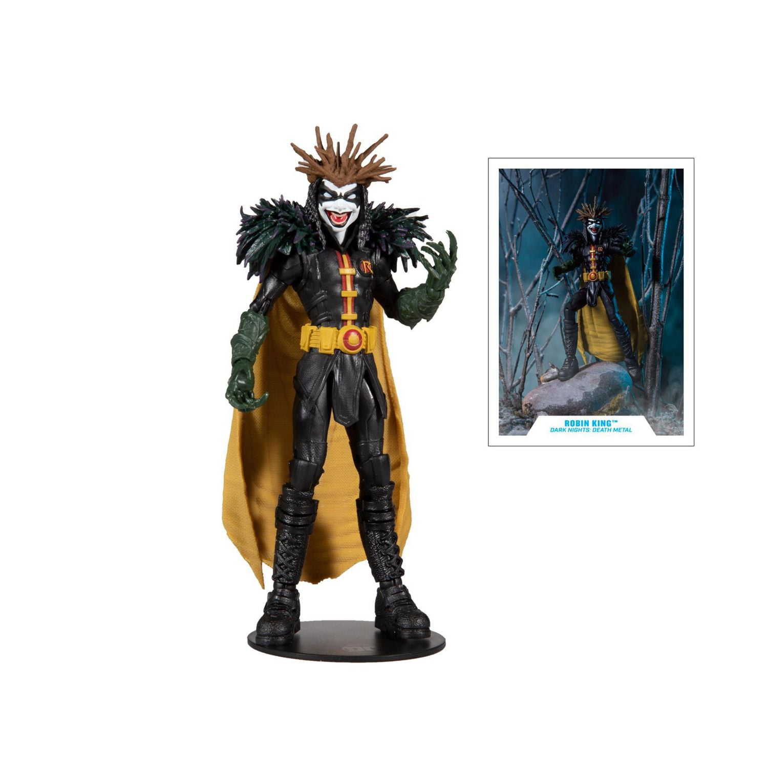 McFarlane Toys - DC Multiverse - Dark Nights Death Metal - Robin King  Figure with Build-A Darkfather Pieces