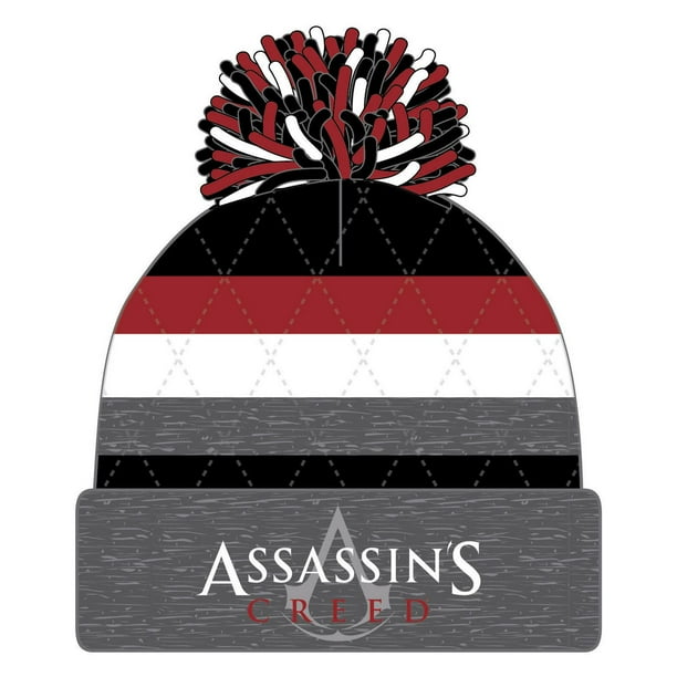 Bonnet à revers Assassin's Creed pour hommes avec pompon