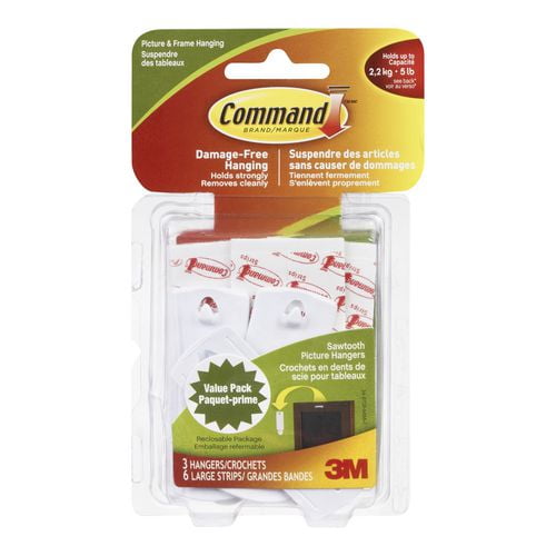 Command™ Sawtooth Picture Hanger Value Pack Walmart.ca