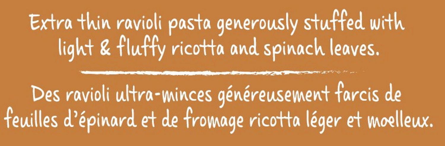 Ravioli aux épinards et ricotta Olivieri Pâtes fraîches, 2 x 225 g