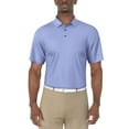 thumbnail image 1 of Ben Hogan Men's Birdseye Geometric Print Jacquard Golf Polo Shirt, 1 of 3