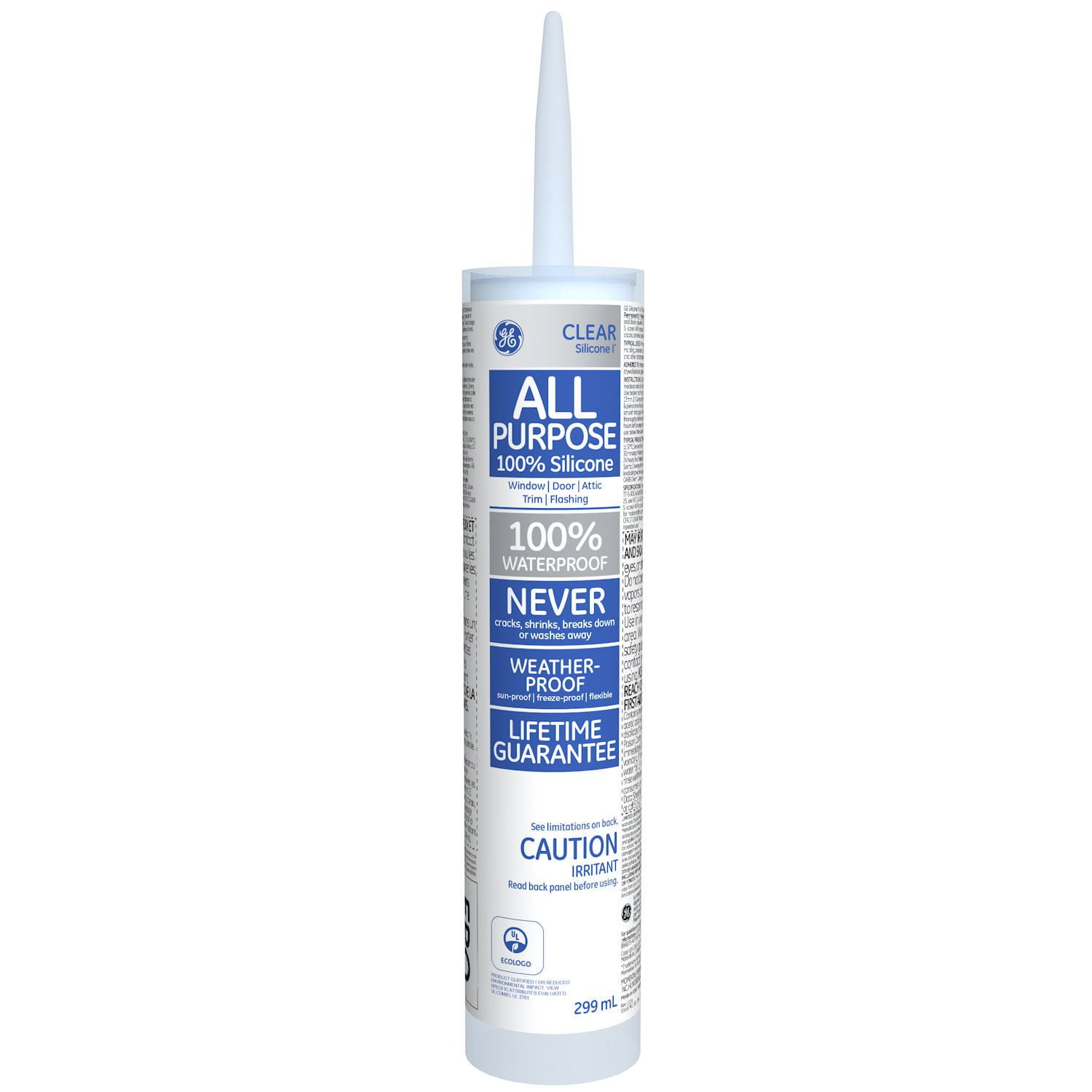 GE Silicone I Clear All Purpose Sealant, 299 ml Walmart Canada
