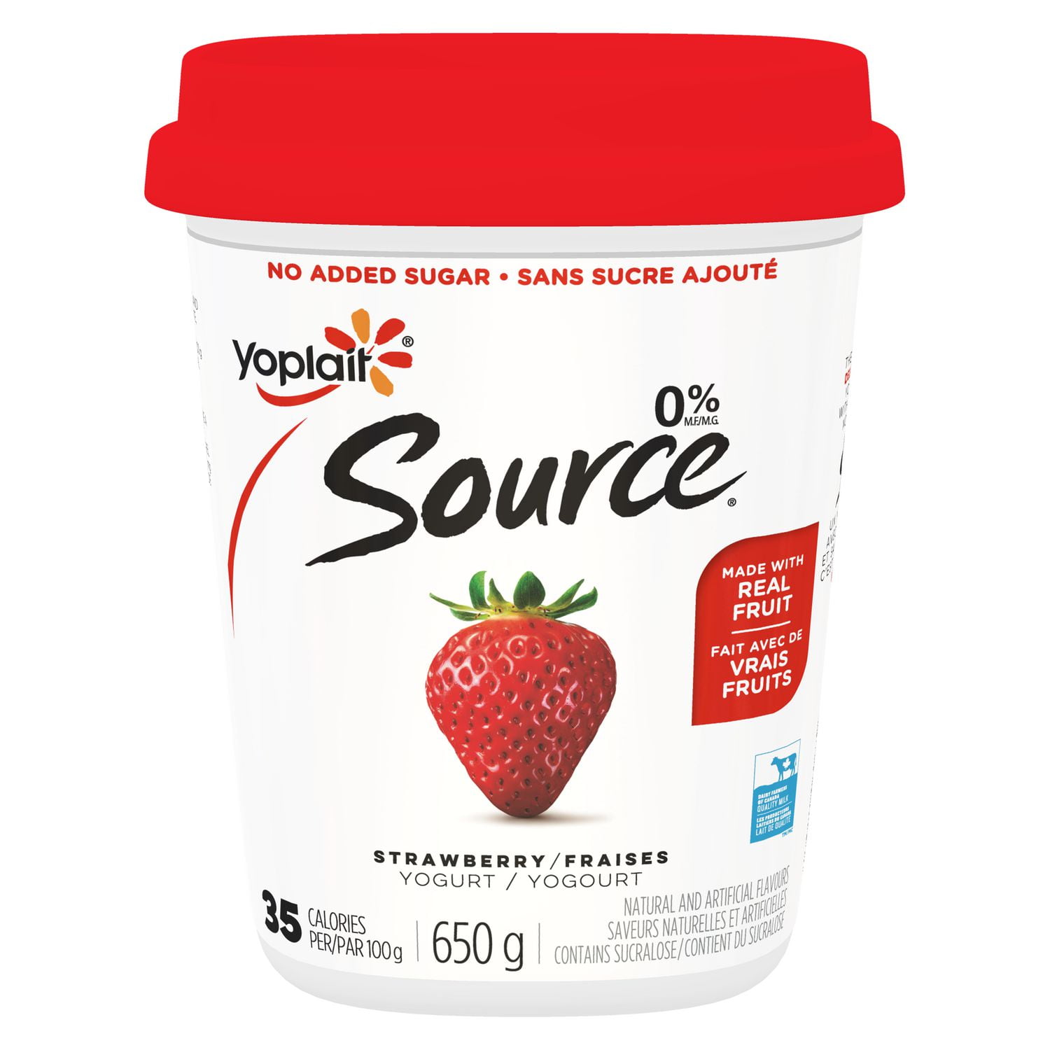 Yoplait Source Strawberry Yogurt Walmart Canada