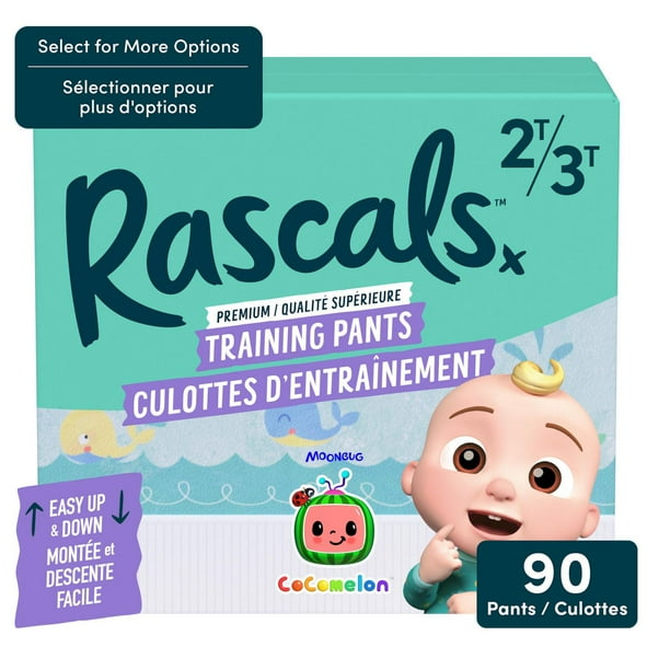 Rascal + Friends Training Pants Jumbo Box, Unisex, Sizes 2T