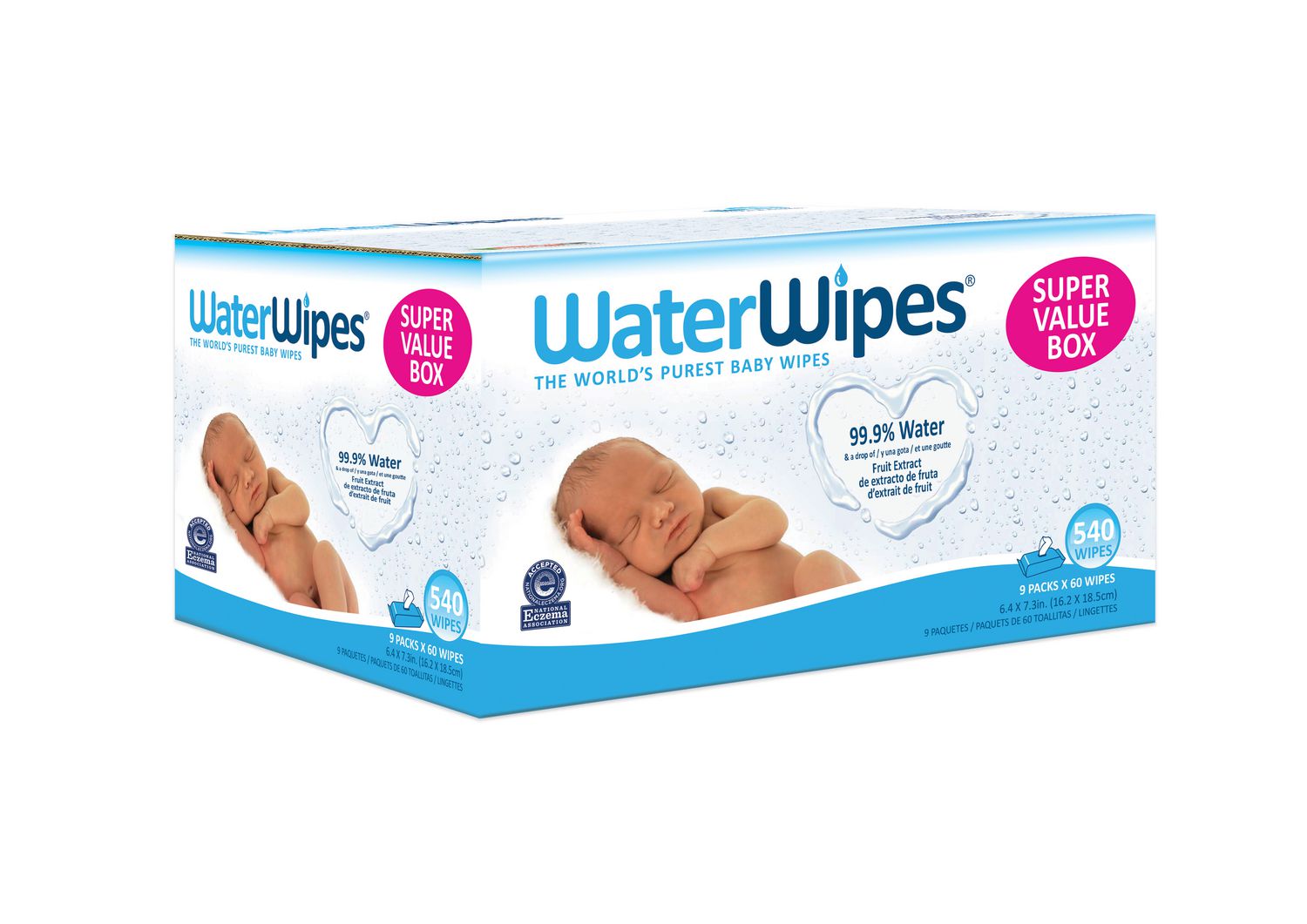 WaterWipes Sensitive Baby Wipes Super Value Box 