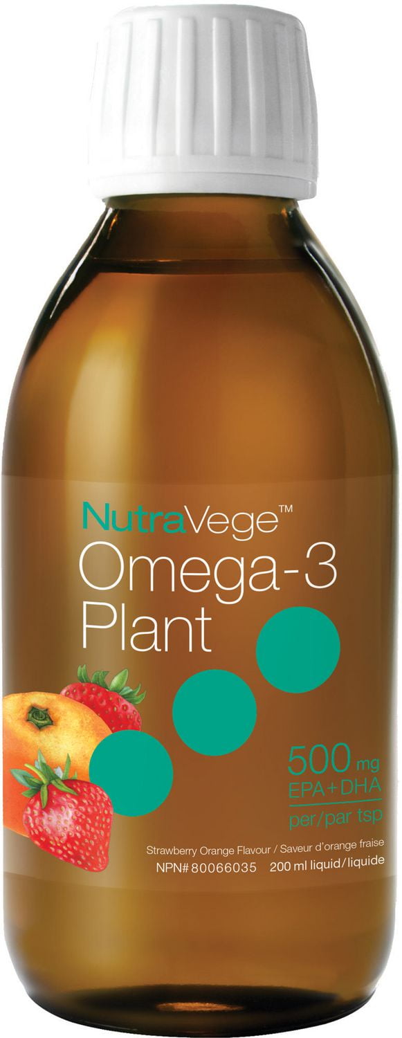 Liquide Omega 3 Plant Nutravege de Nature's Way à saveur d'orange et de