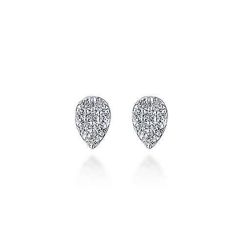 Luxury Designs Set of Hoops and Pave studs