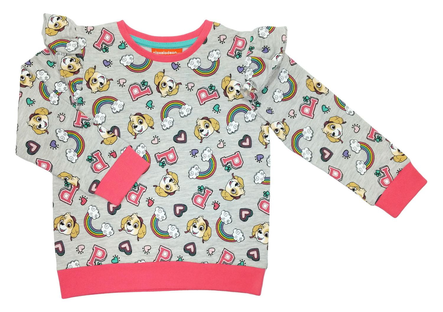 Paw Patrol Toddler Girl's Popover Top