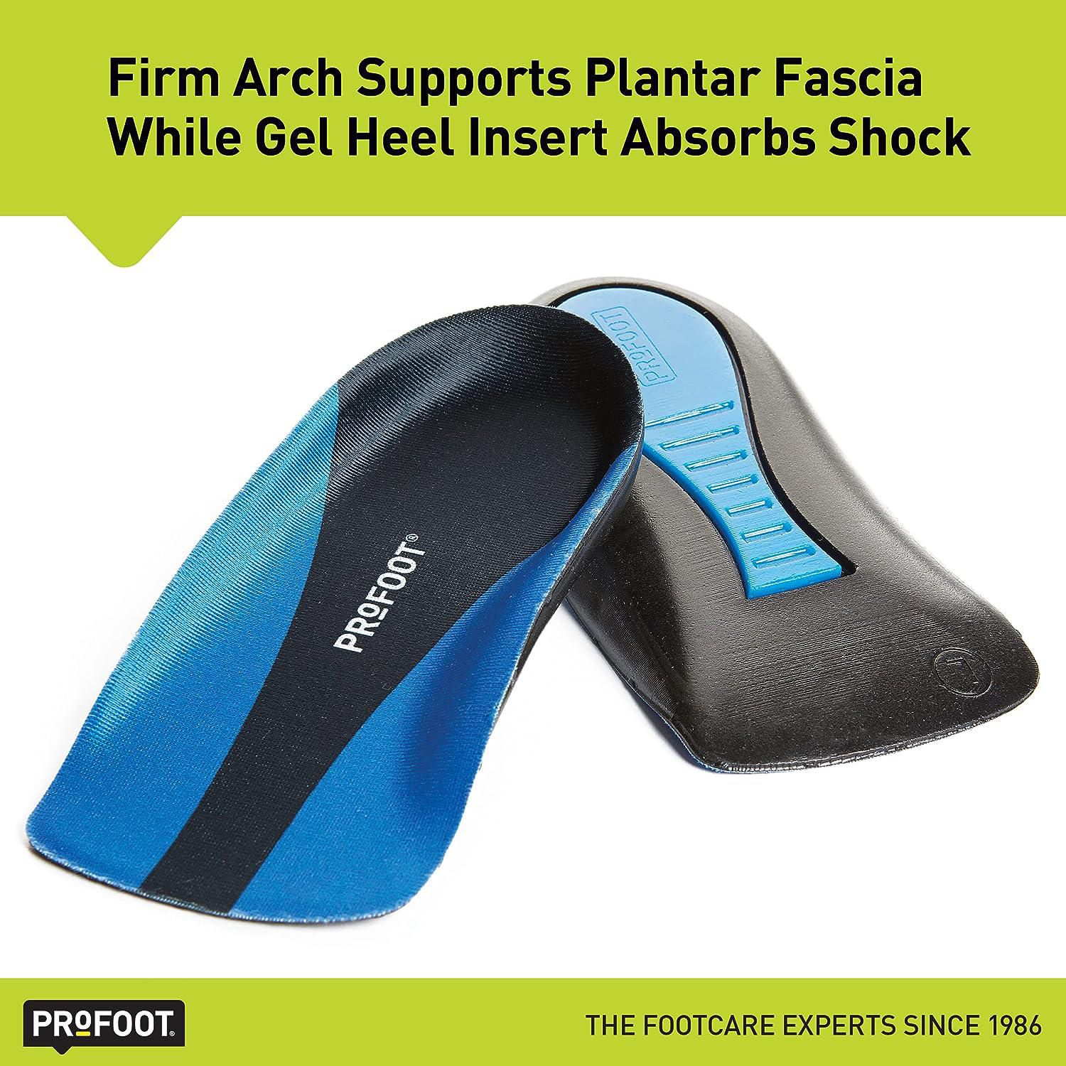 ProFoot® Plantar Fasciitis Men's Heel Support Insoles, 1 paire 