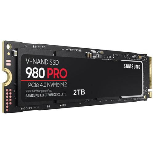 Disque SSD interne Samsung 980 PRO 2 To M.2 NVMe PCIe 