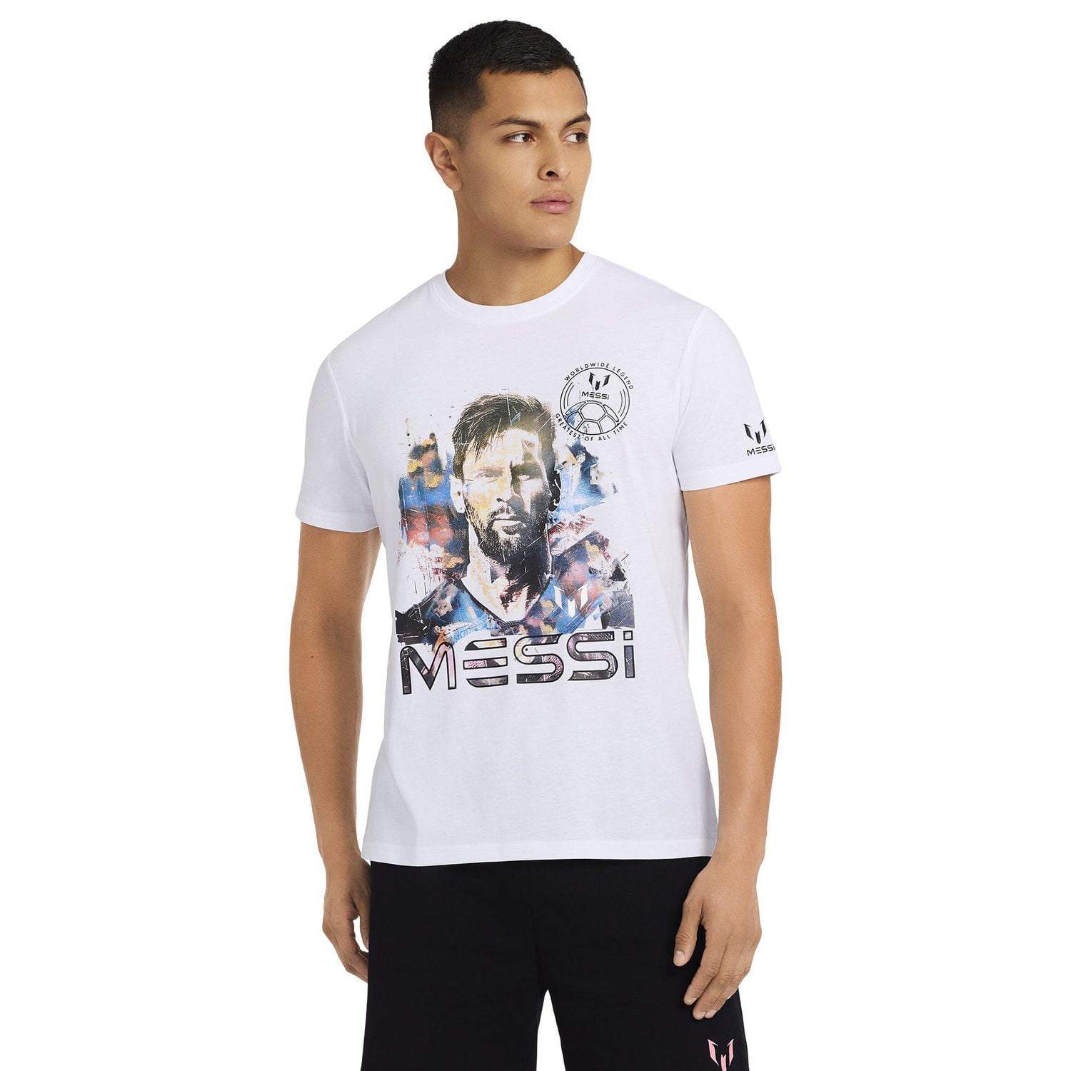 TSHIRT FACE MESSI HOMME Tailles P – TG