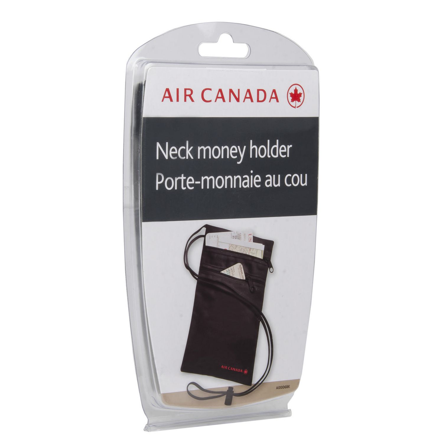 Air Canada Rfid Blocking Aluminum Wallet 
